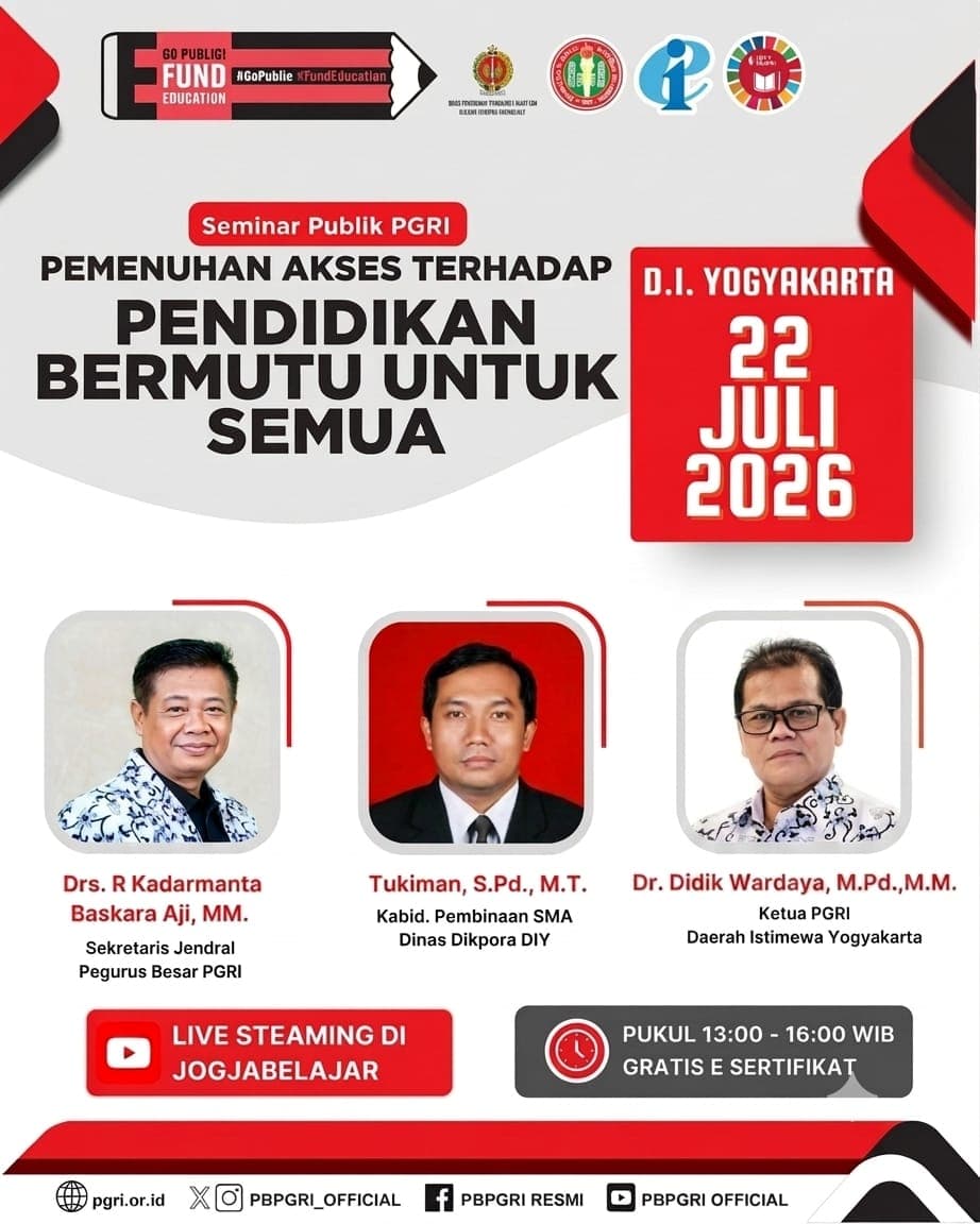 Seminar Publik PGRI: Pemenuhan Akses terhadap Pendidikan Bermutu untuk Semua